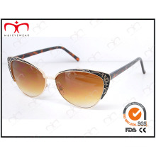 Fashionable Hot Selling UV400 Protection Metal Sunglasses (KM15027)